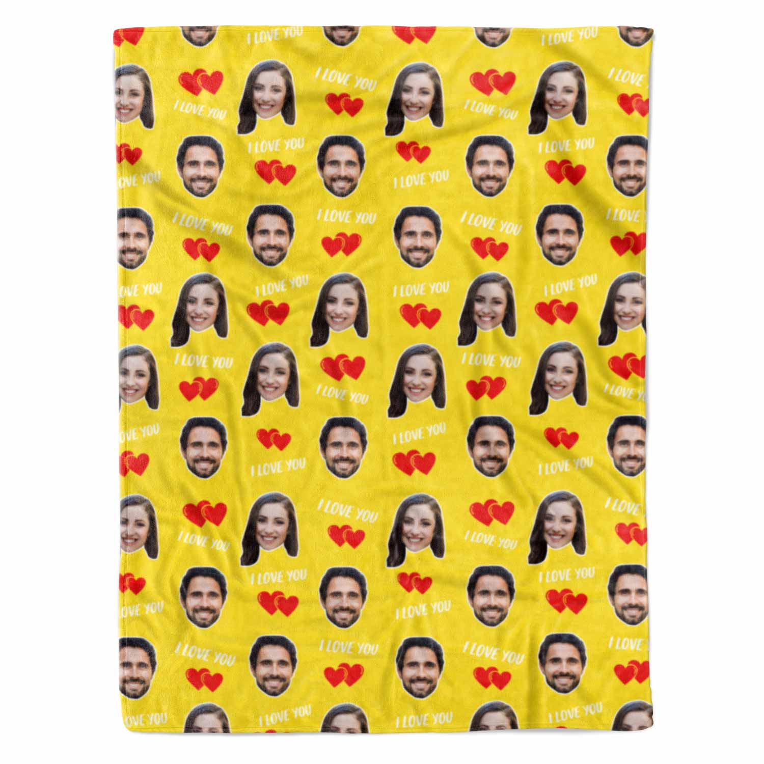I Love You Personalised Blanket