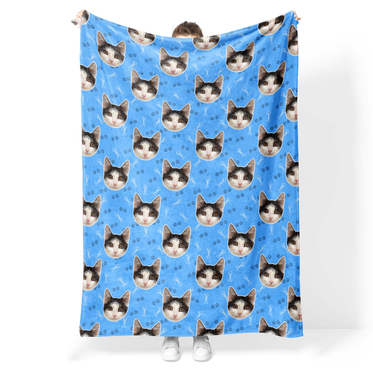Personalised Cat Blanket