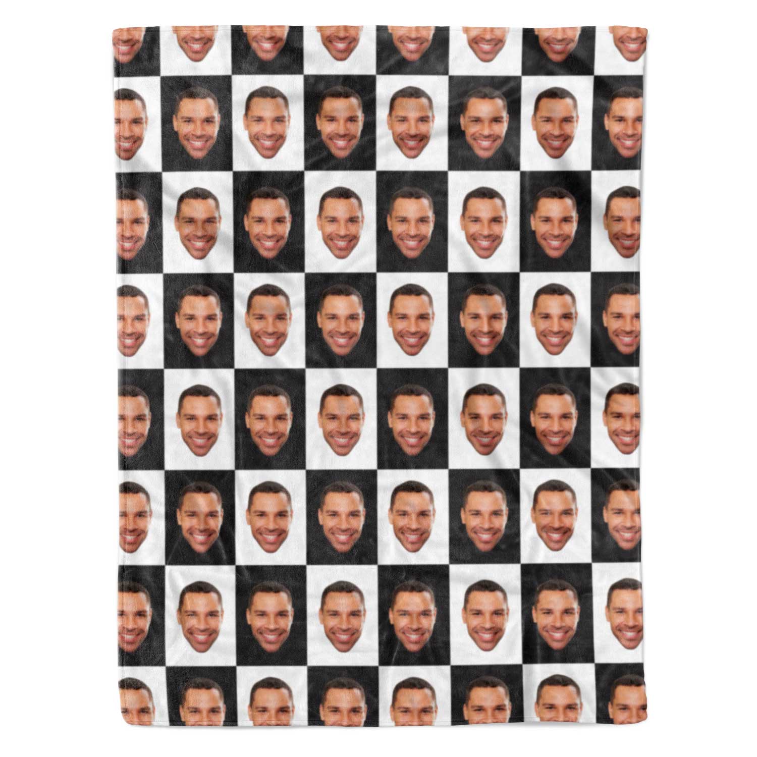 Chequered Personalised Blanket