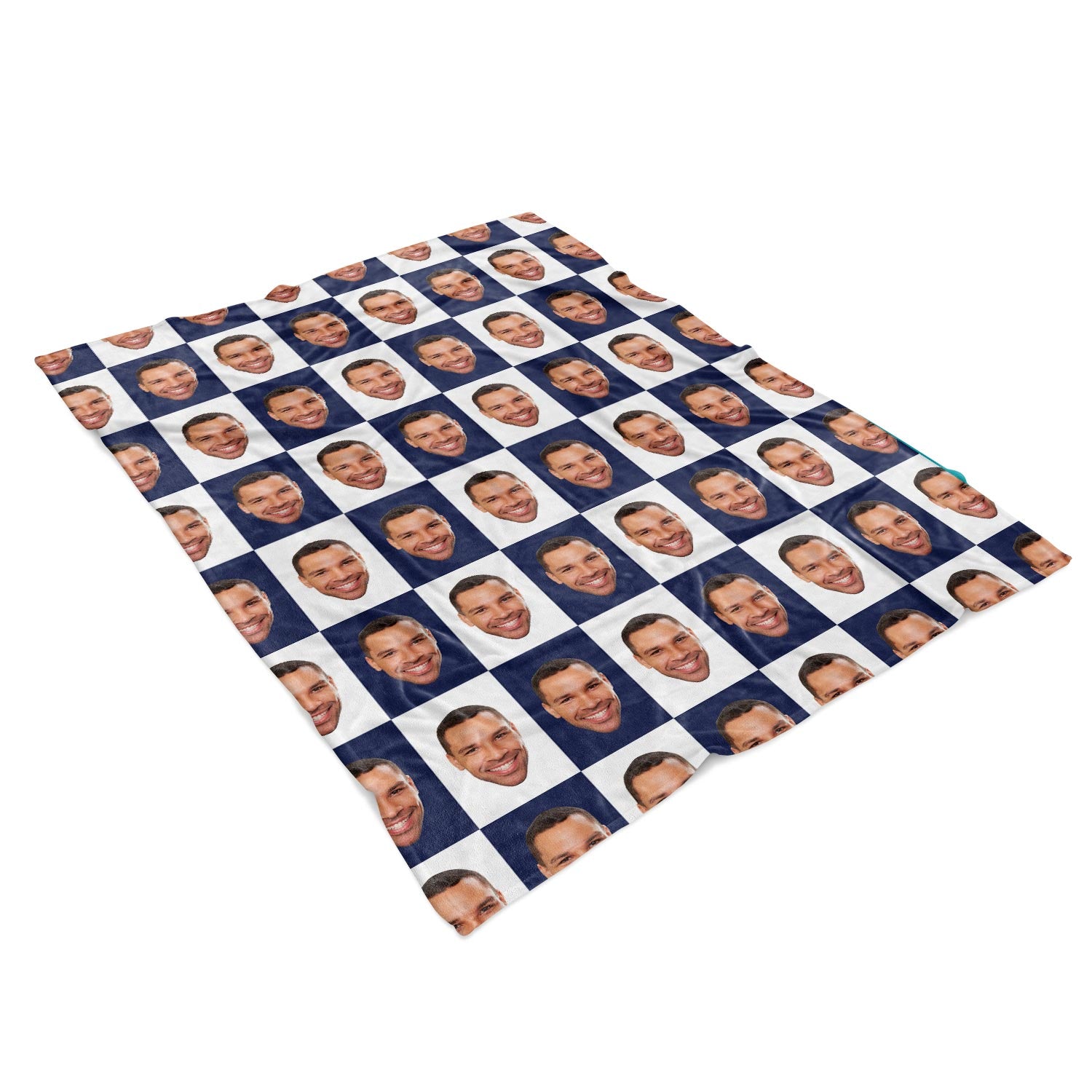 Chequered Personalised Blanket