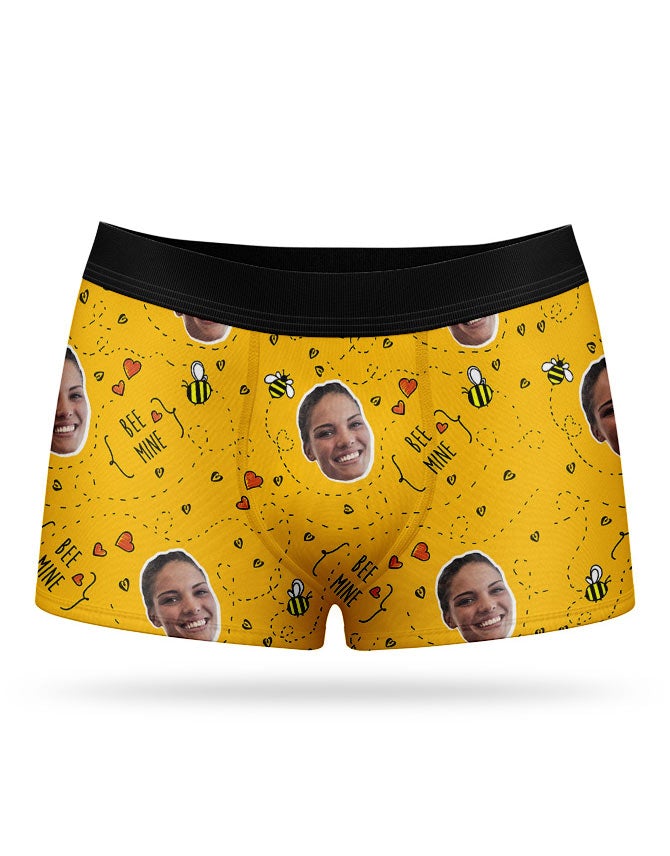 Bee Mine Boxers With Your Own Face