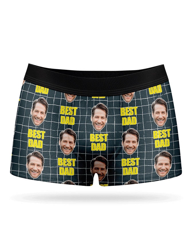 Best Dad Personalised Boxer Shorts