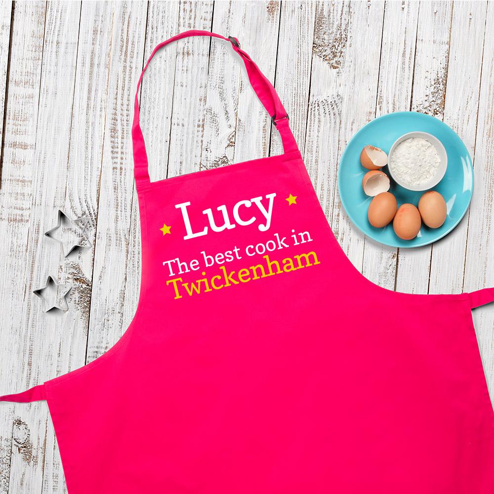 Personalised The Best Cook Apron