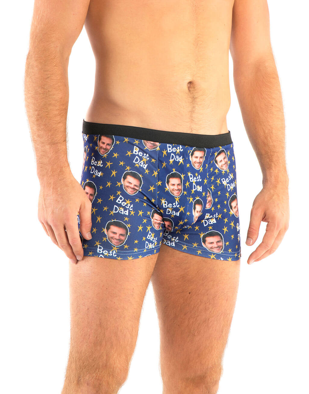 Personalised Best Star Dad Boxers