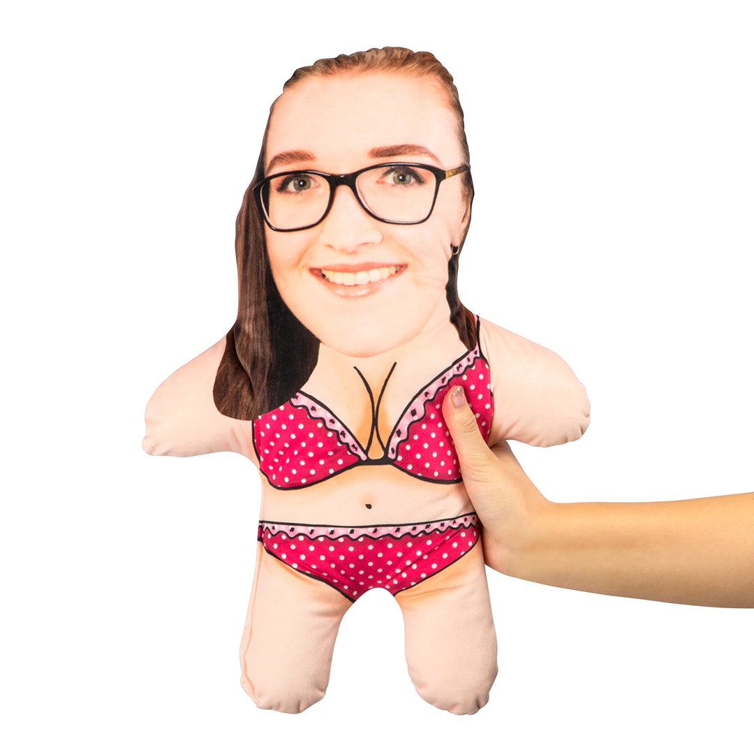 bikini babe Face Pillow doll