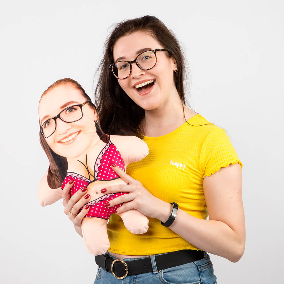 Bikini Babe Face Pillow Cushion