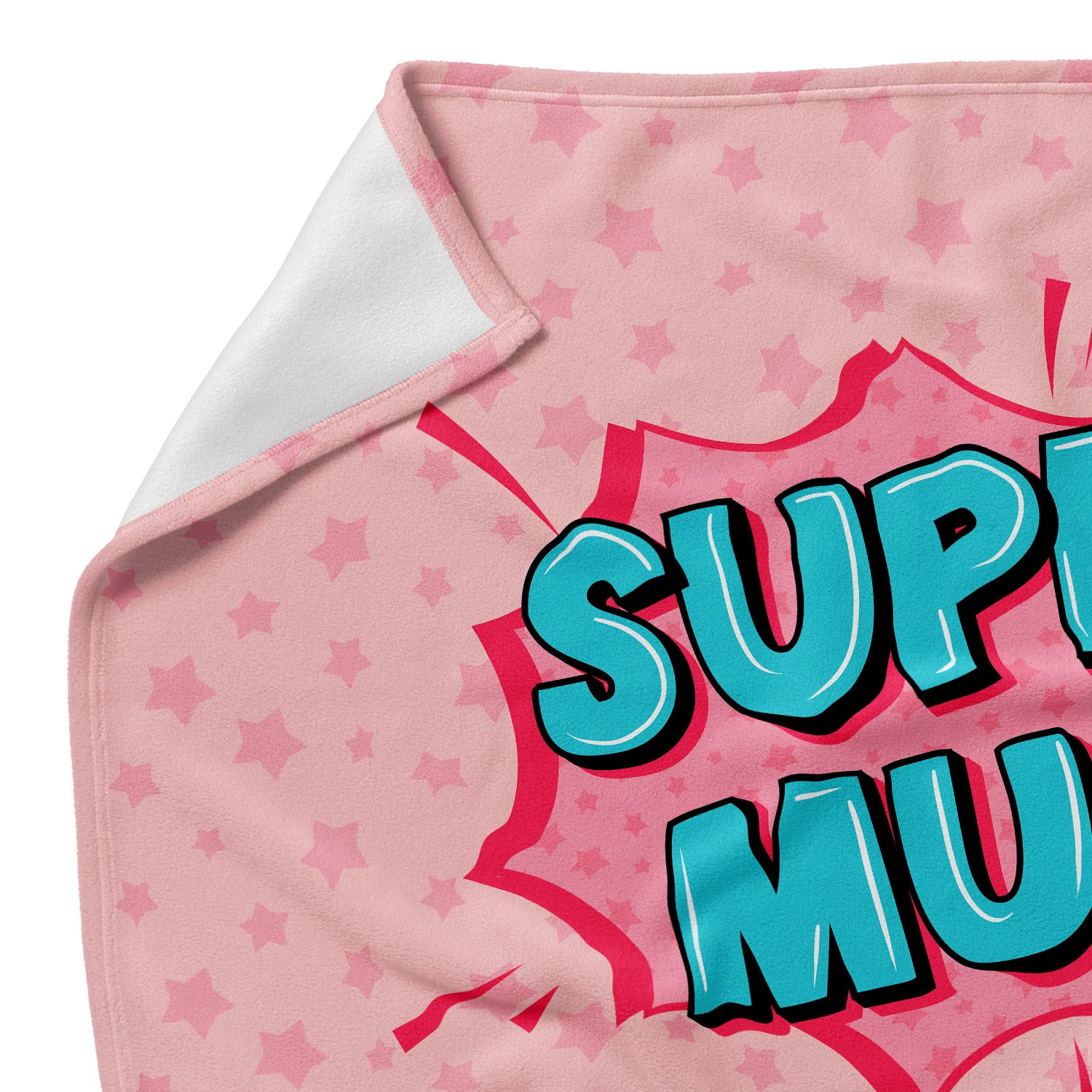 super mum personalised blanket