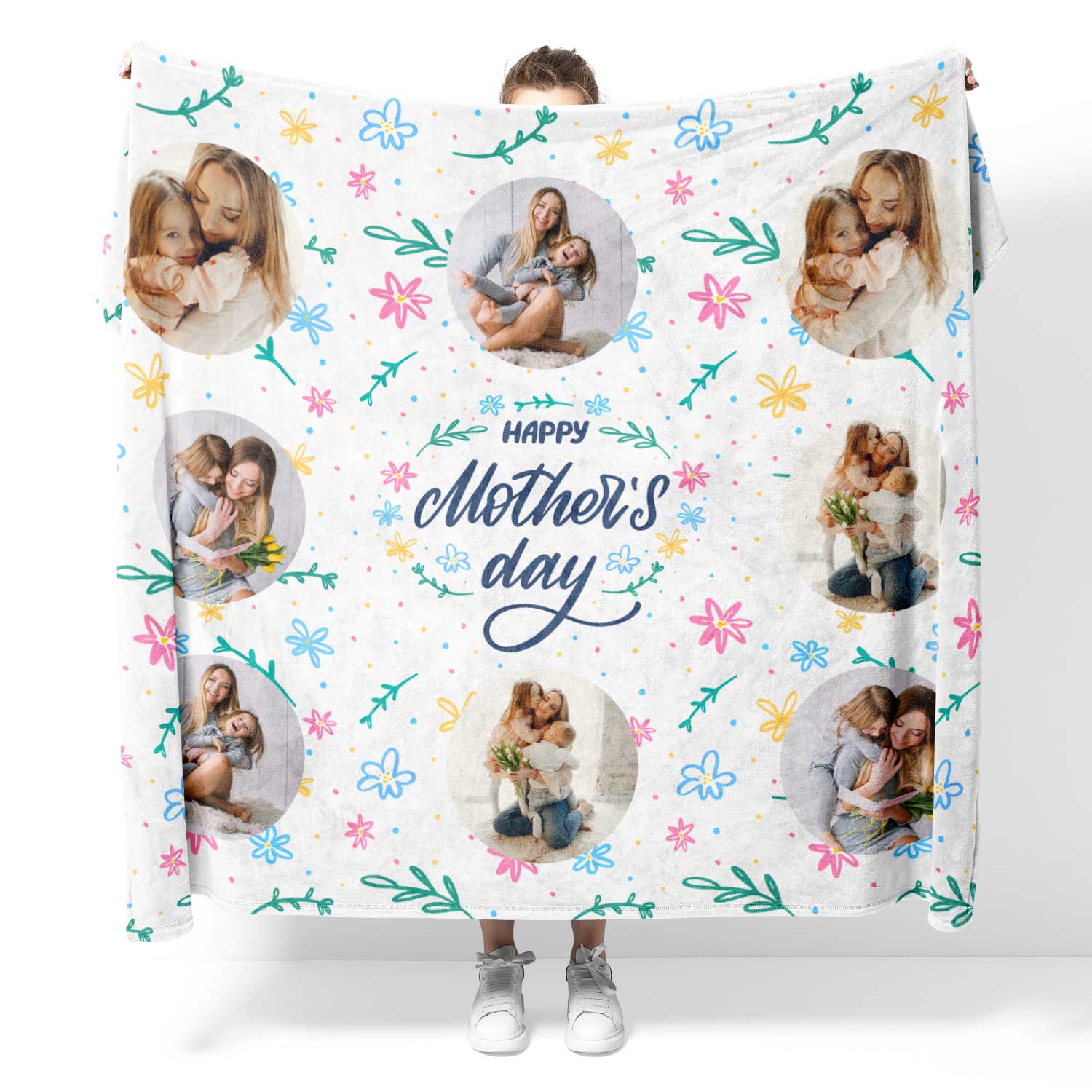 Happy Mother's Day Personalised Blanket