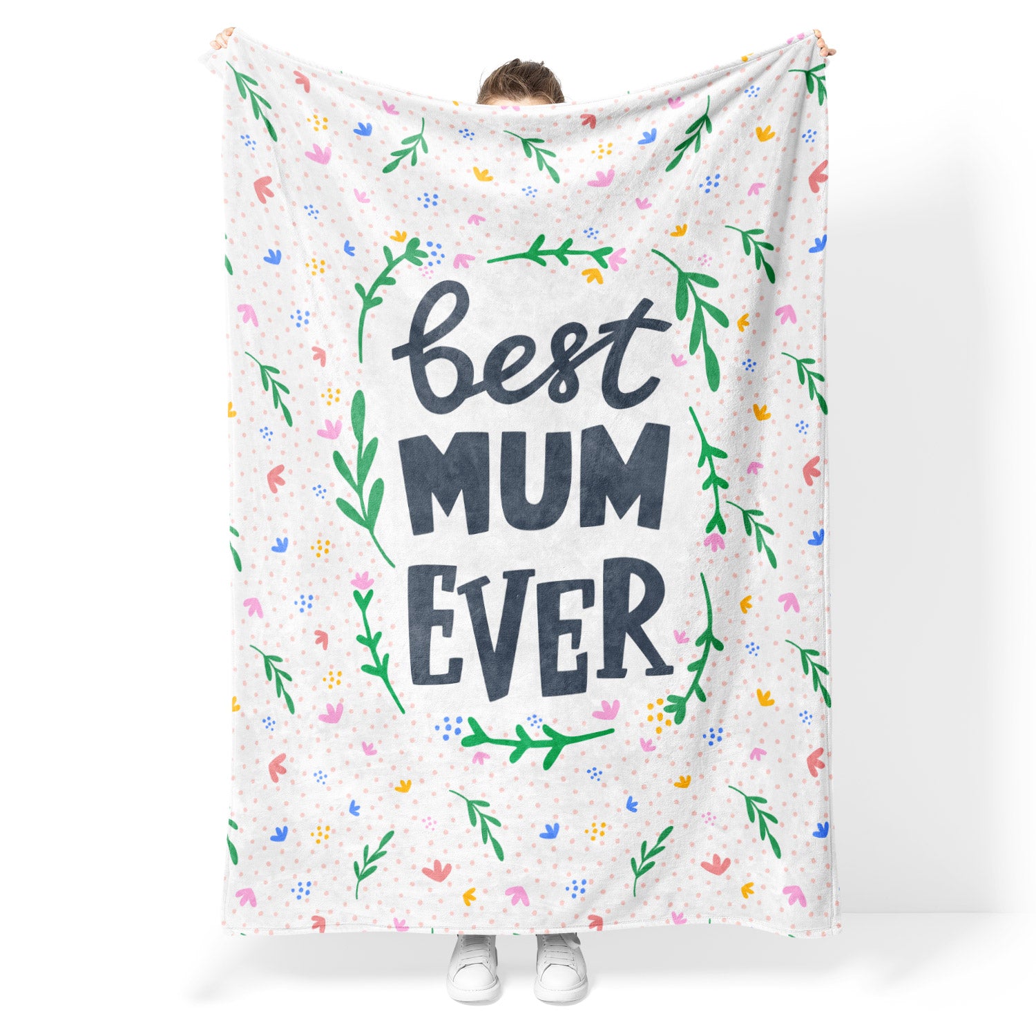 Best Mum Ever Fleece Blanket