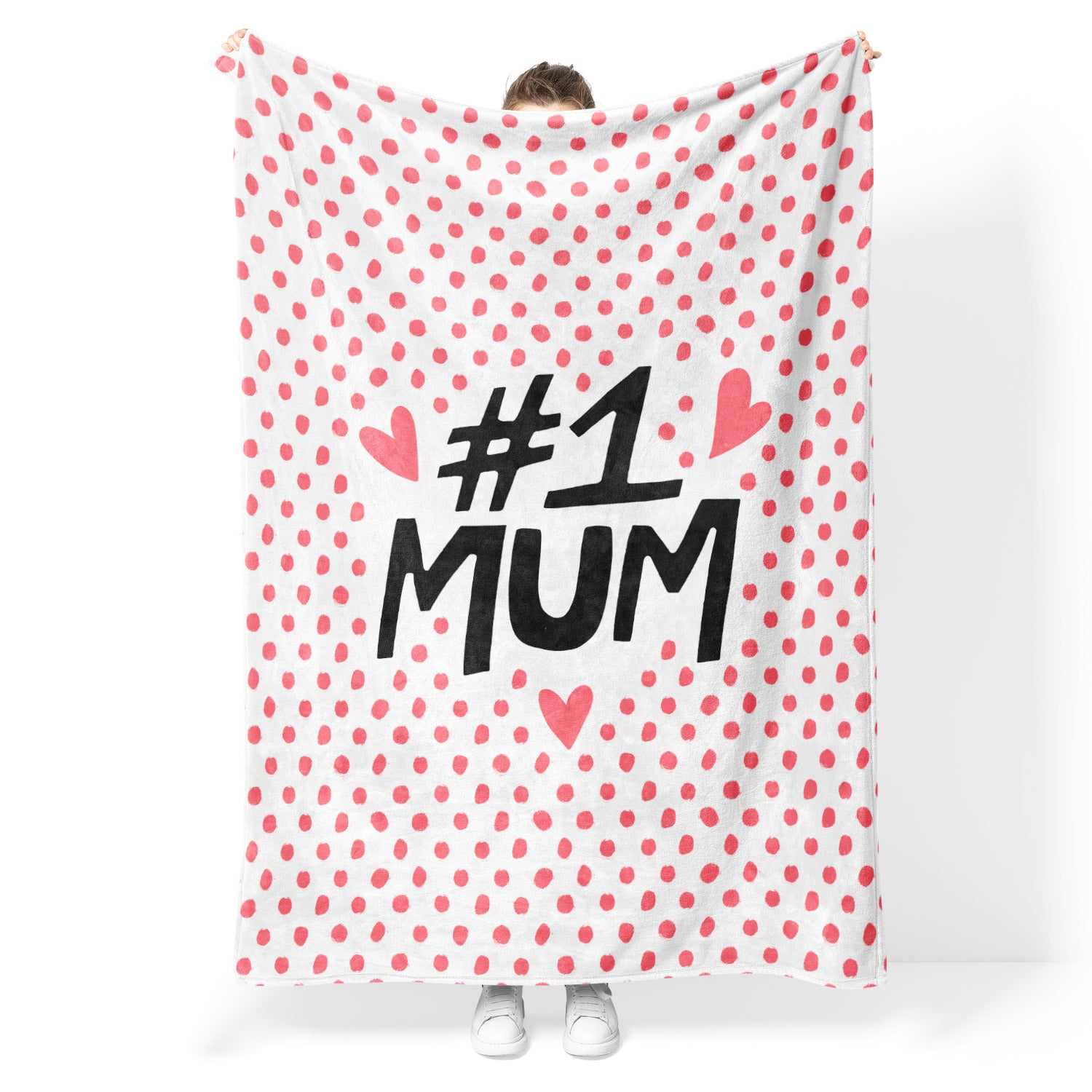 No.1 Mum Fleece Blanket