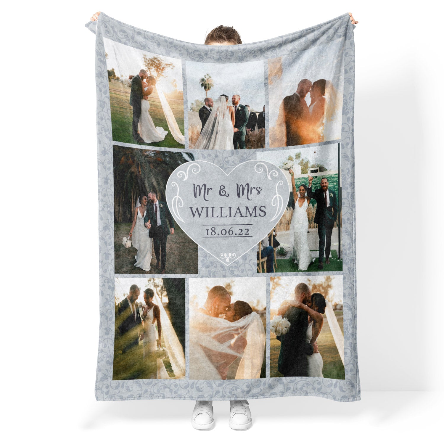 Mr & Mrs Personalised Blanket