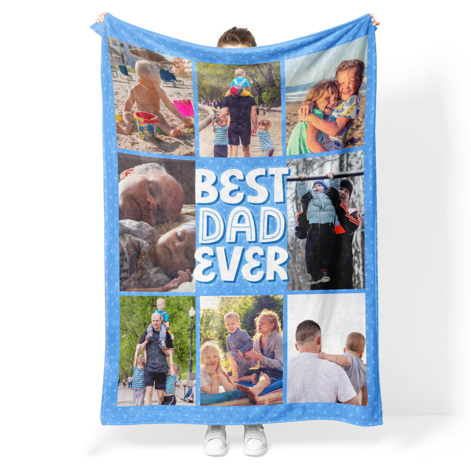Best Dad Ever Personalised Blanket