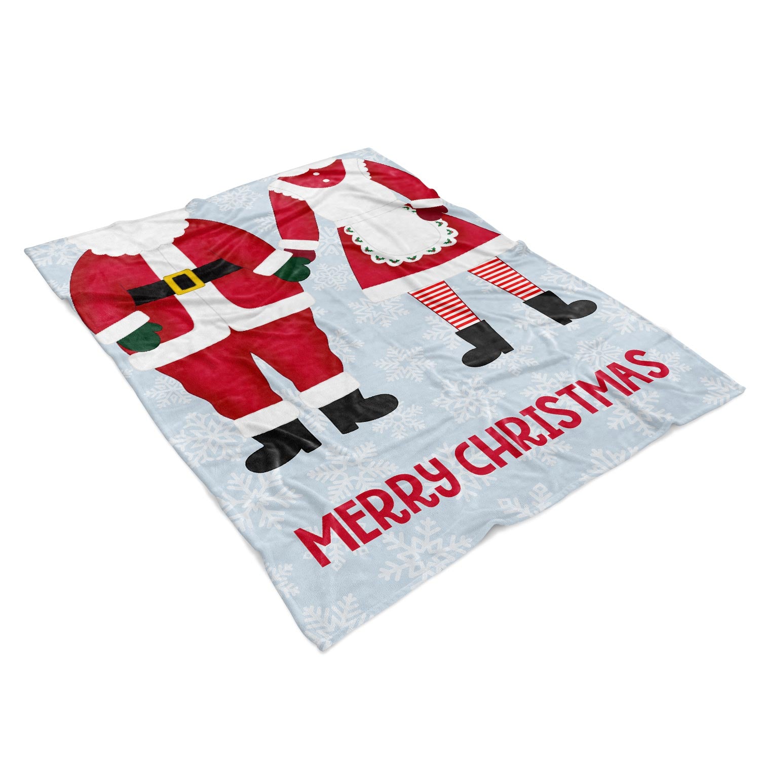 Mr & Mrs Claus Personalised Blanket