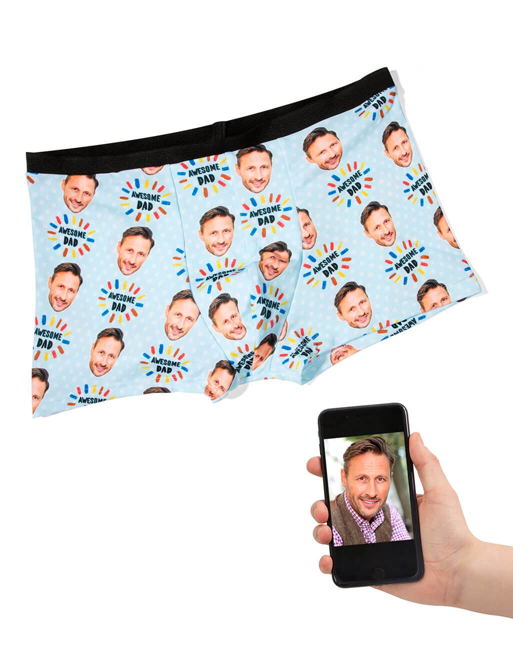 Awesome Dad Face Boxers