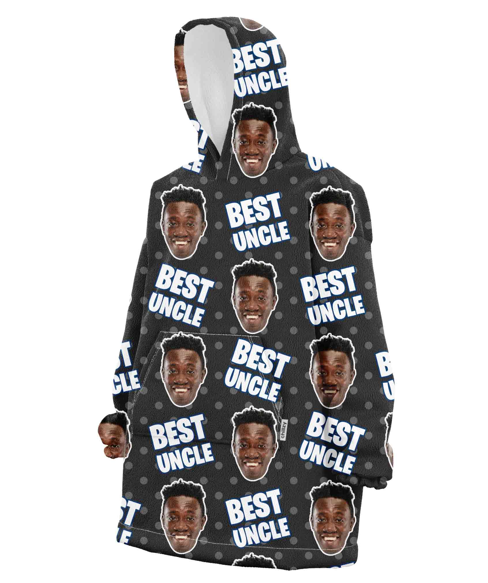Best Uncle Personalised Hoodie Blanket