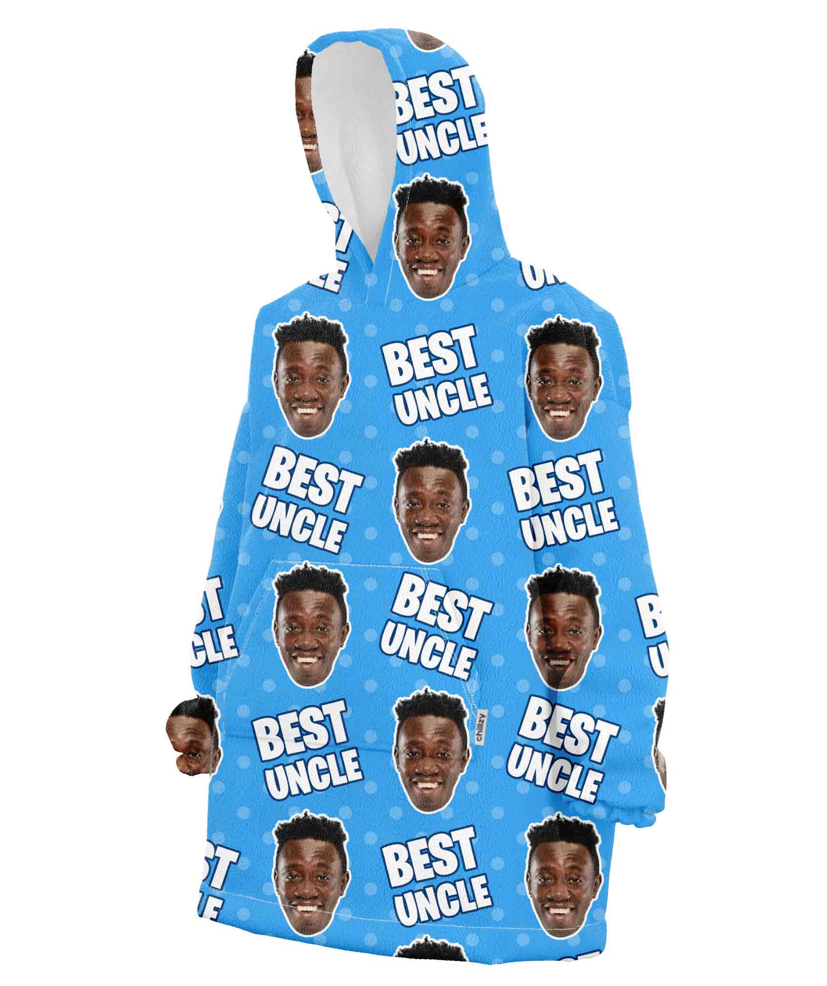 Best Uncle Personalised Hoodie Blanket