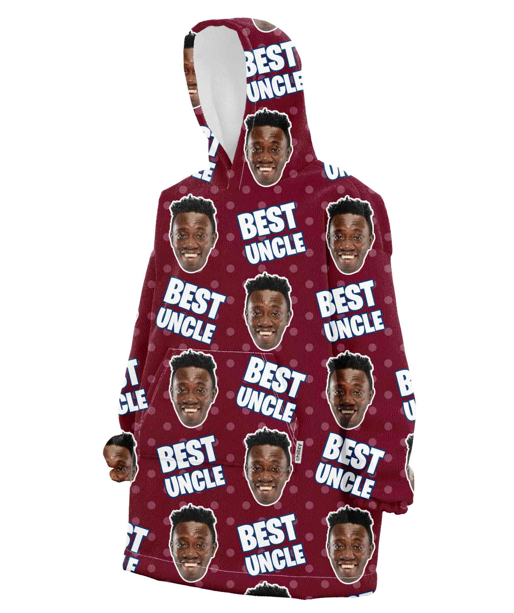 Best Uncle Personalised Hoodie Blanket