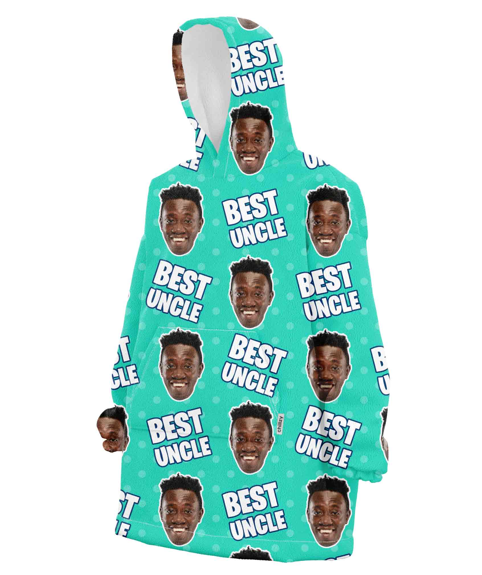 Best Uncle Personalised Hoodie Blanket