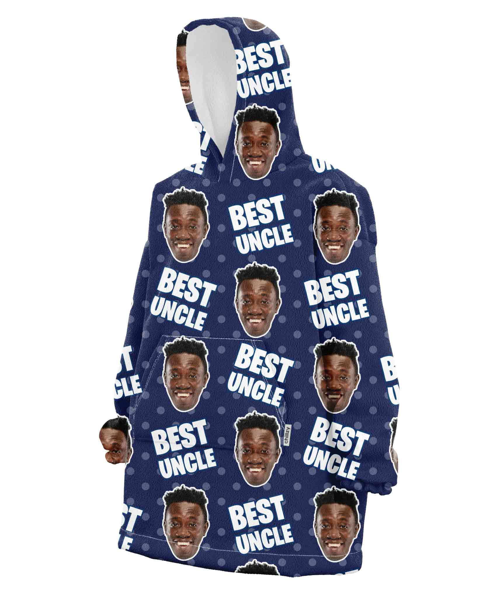 Best Uncle Personalised Hoodie Blanket