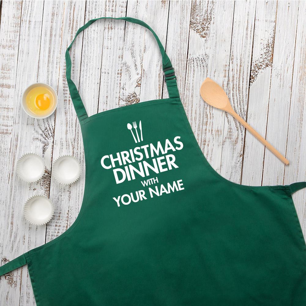 Personalised Christmas Dinner Apron