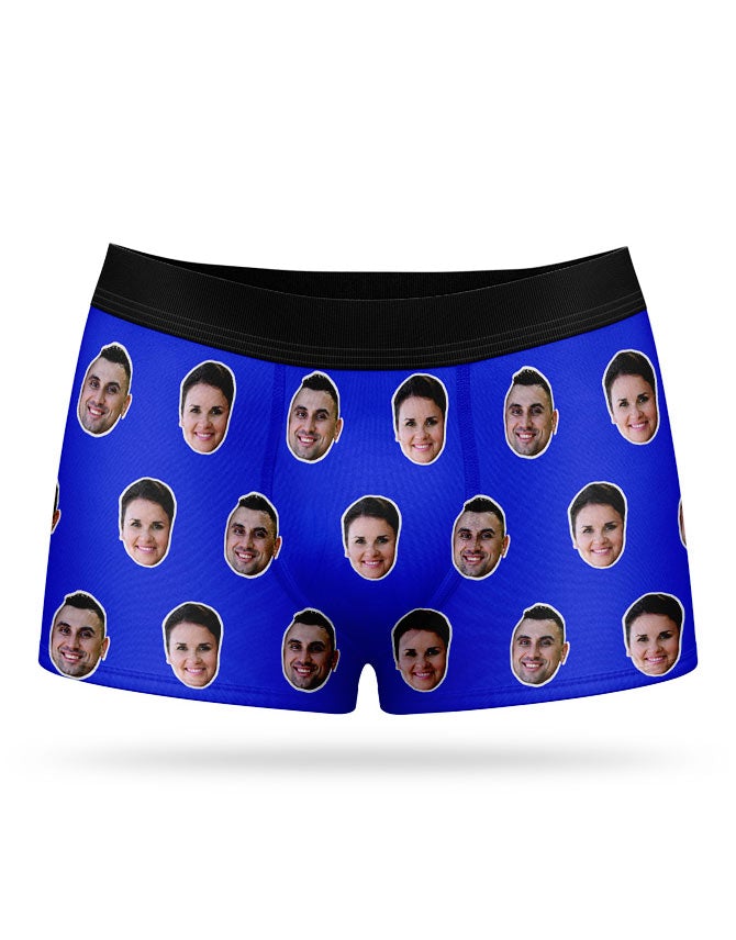 Personalised Couples Boxer Shorts