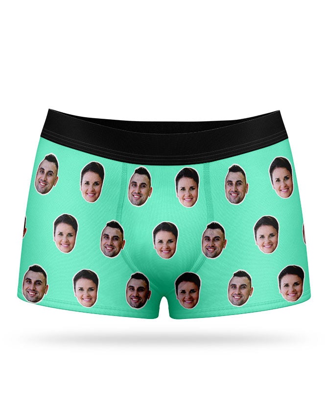 Customised Couples Boxer Shorts