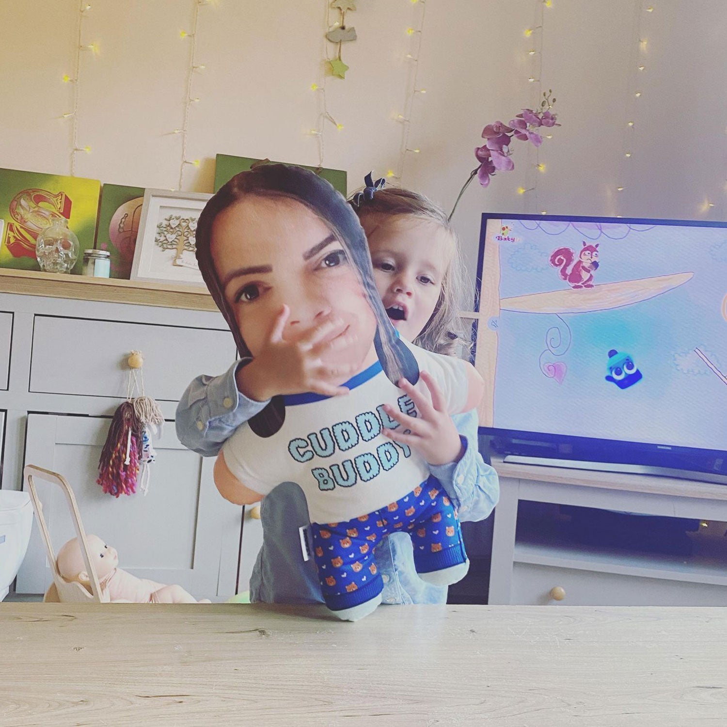 Cuddle Buddy Face Pillow