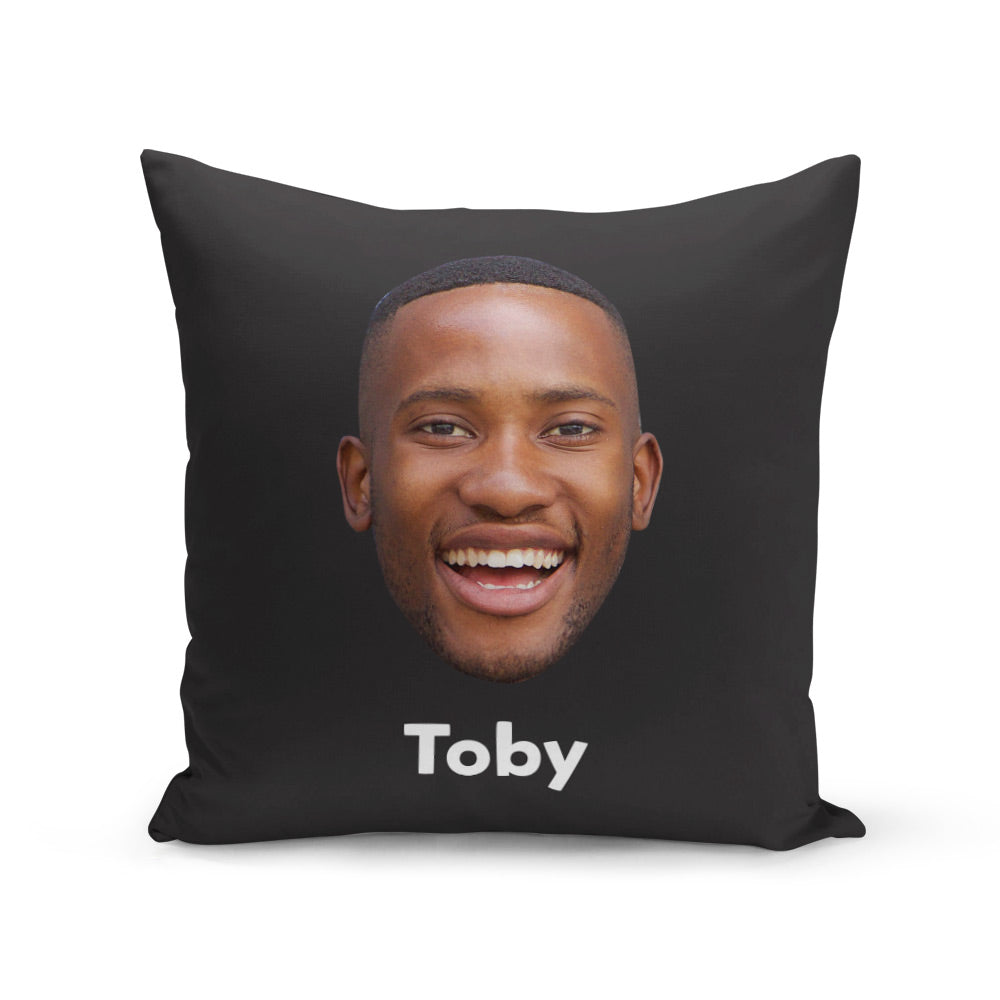 Name & Face Personalised Cushion