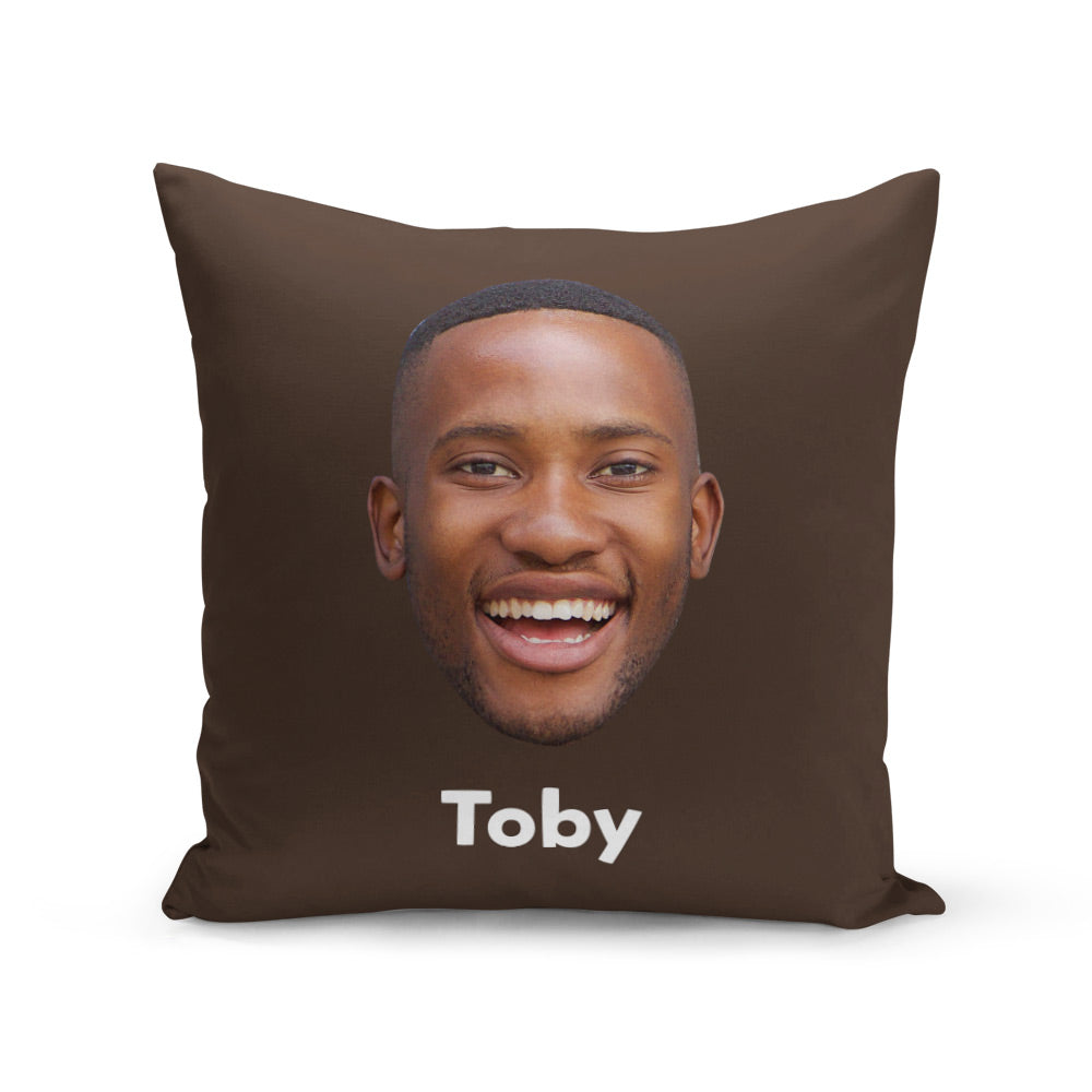 Name & Face Personalised Cushion