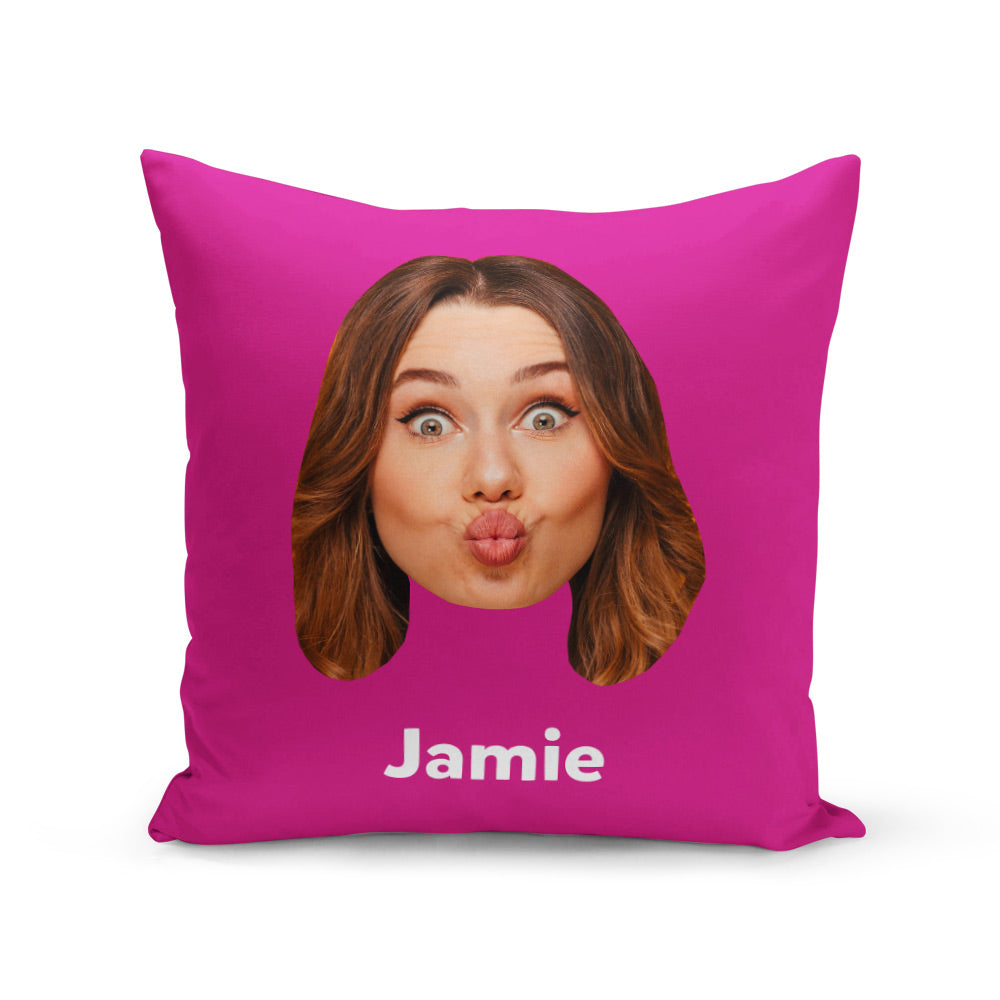 Name & Face Personalised Cushion