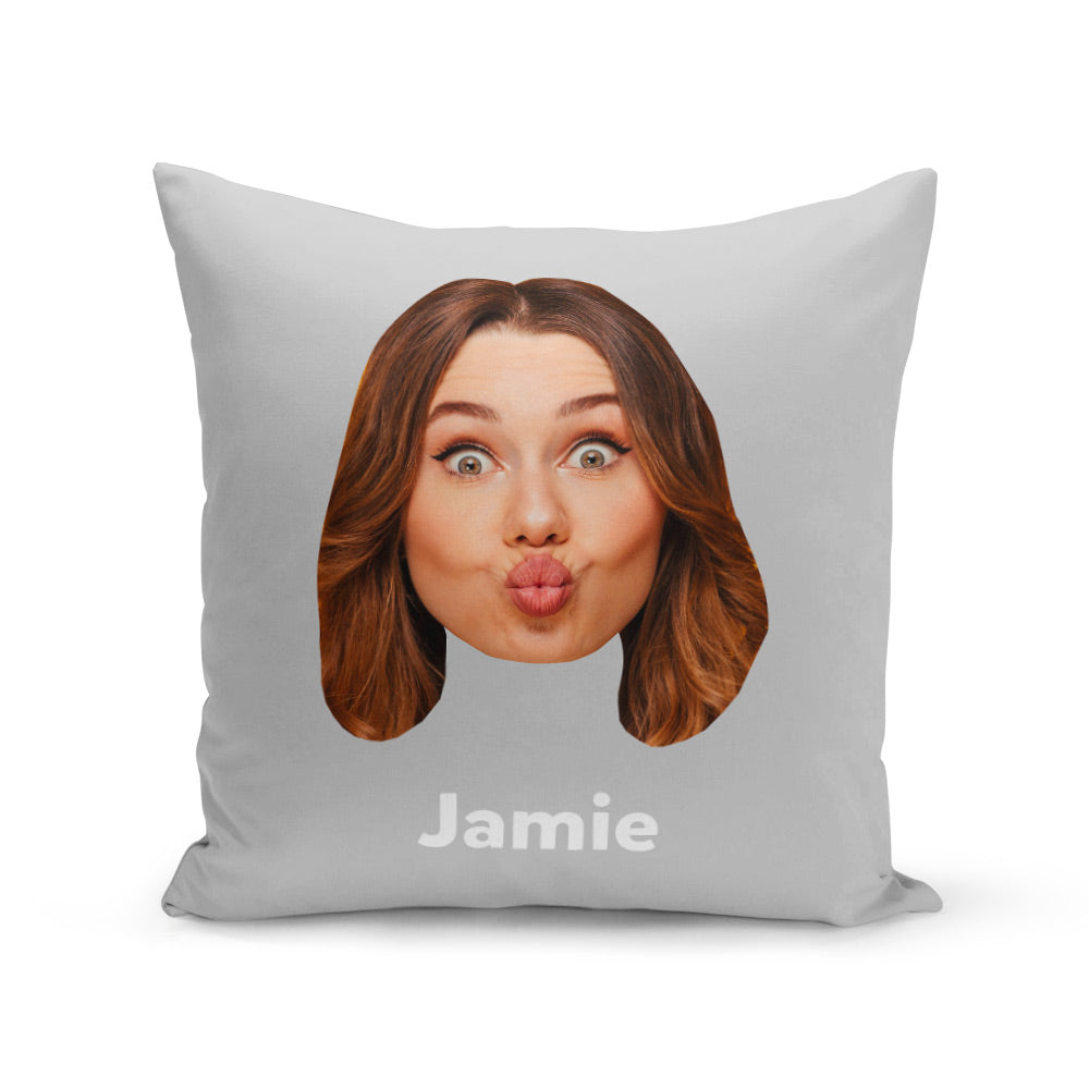 Name & Face Personalised Cushion