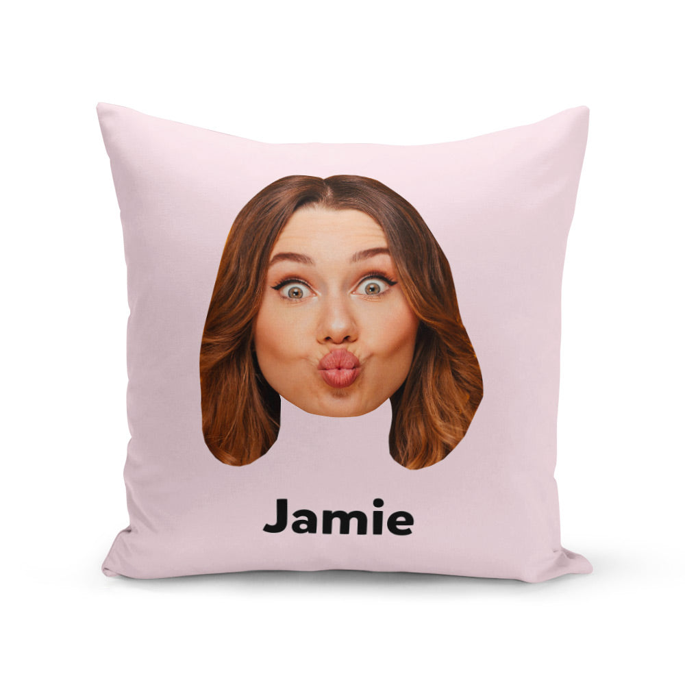 Name & Face Personalised Cushion