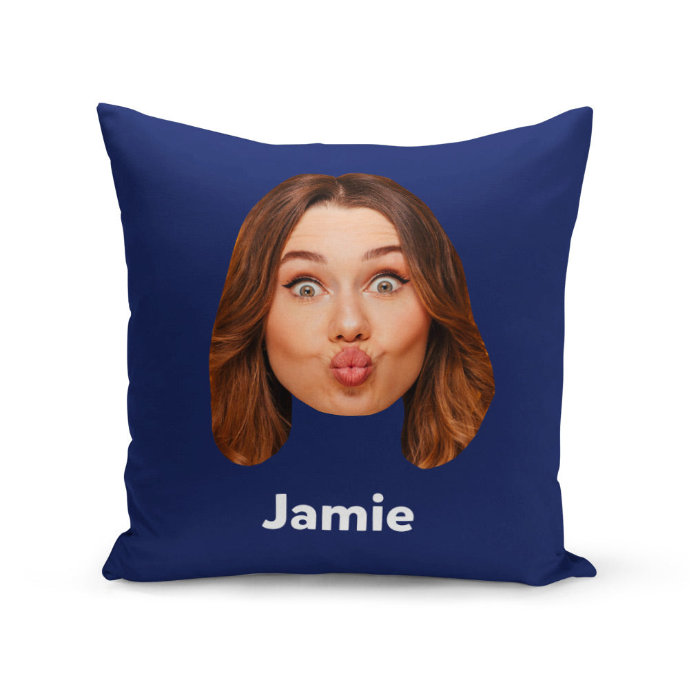 Name & Face Personalised Cushion