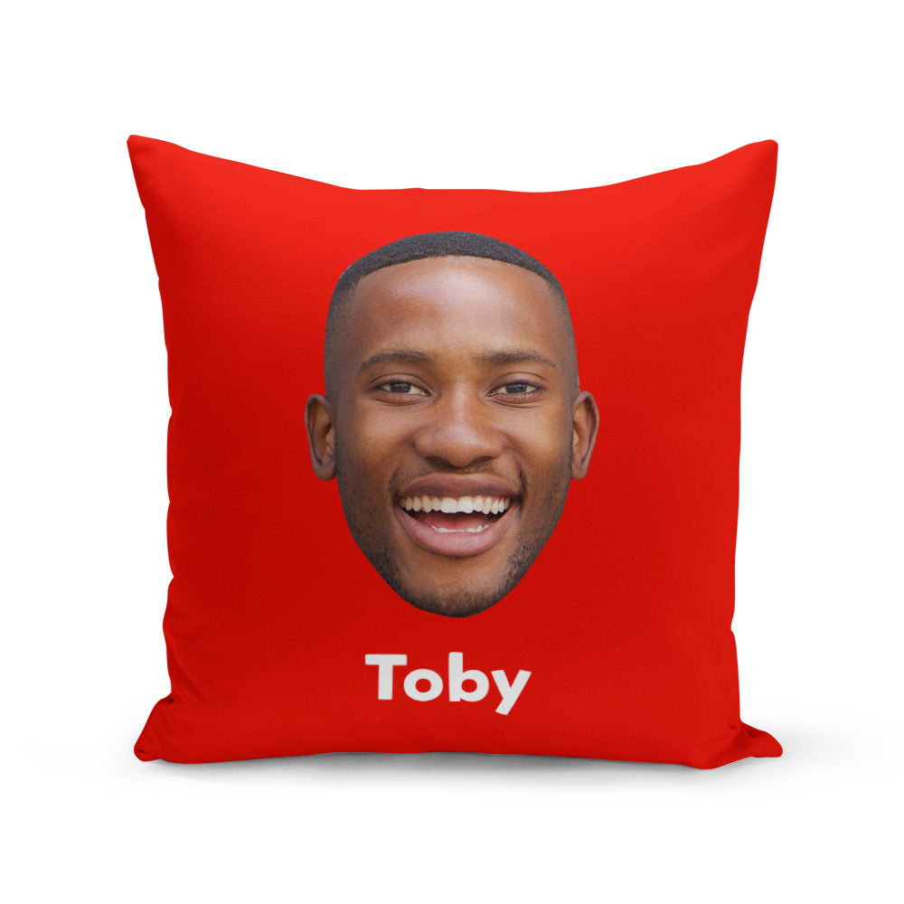 Name & Face Personalised Cushion