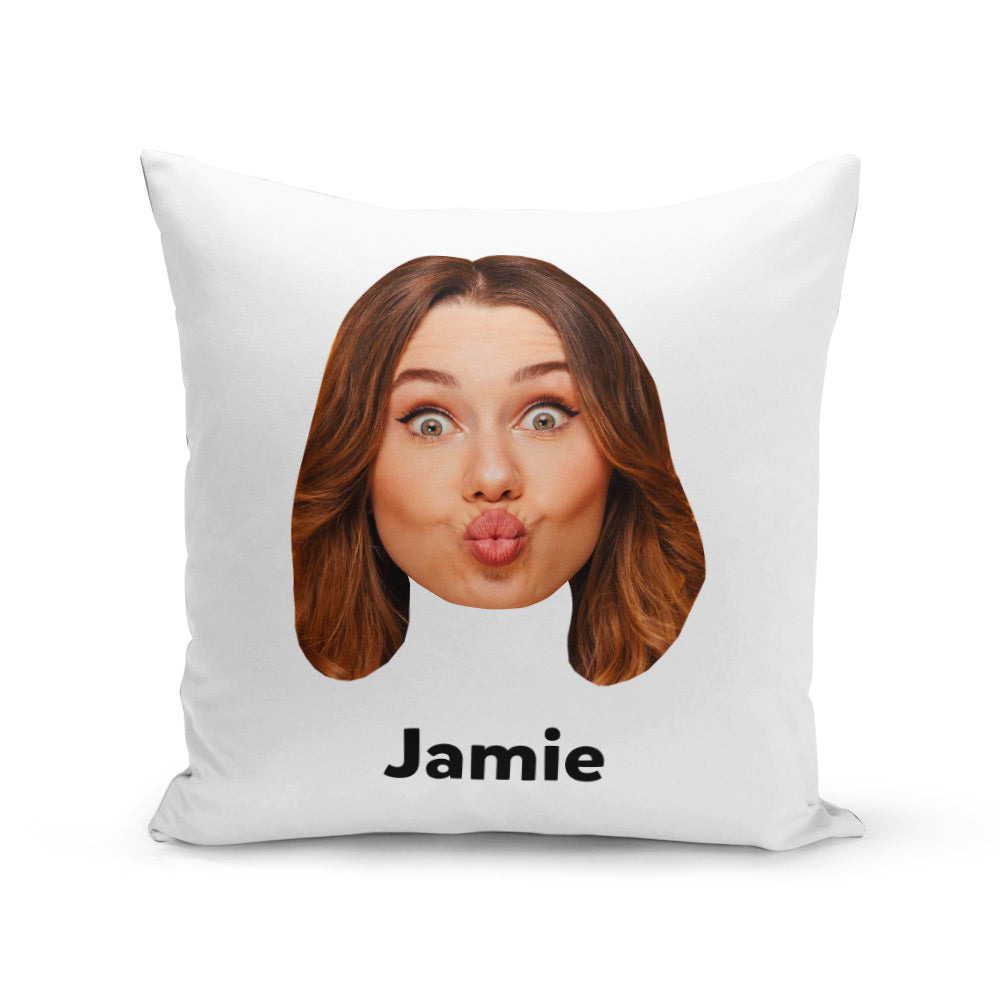 Name & Face Personalised Cushion
