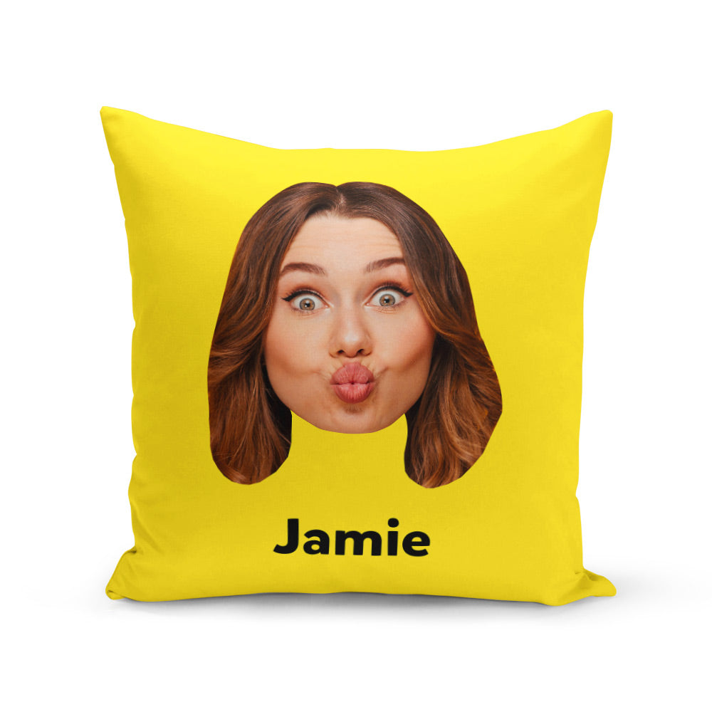 Name & Face Personalised Cushion