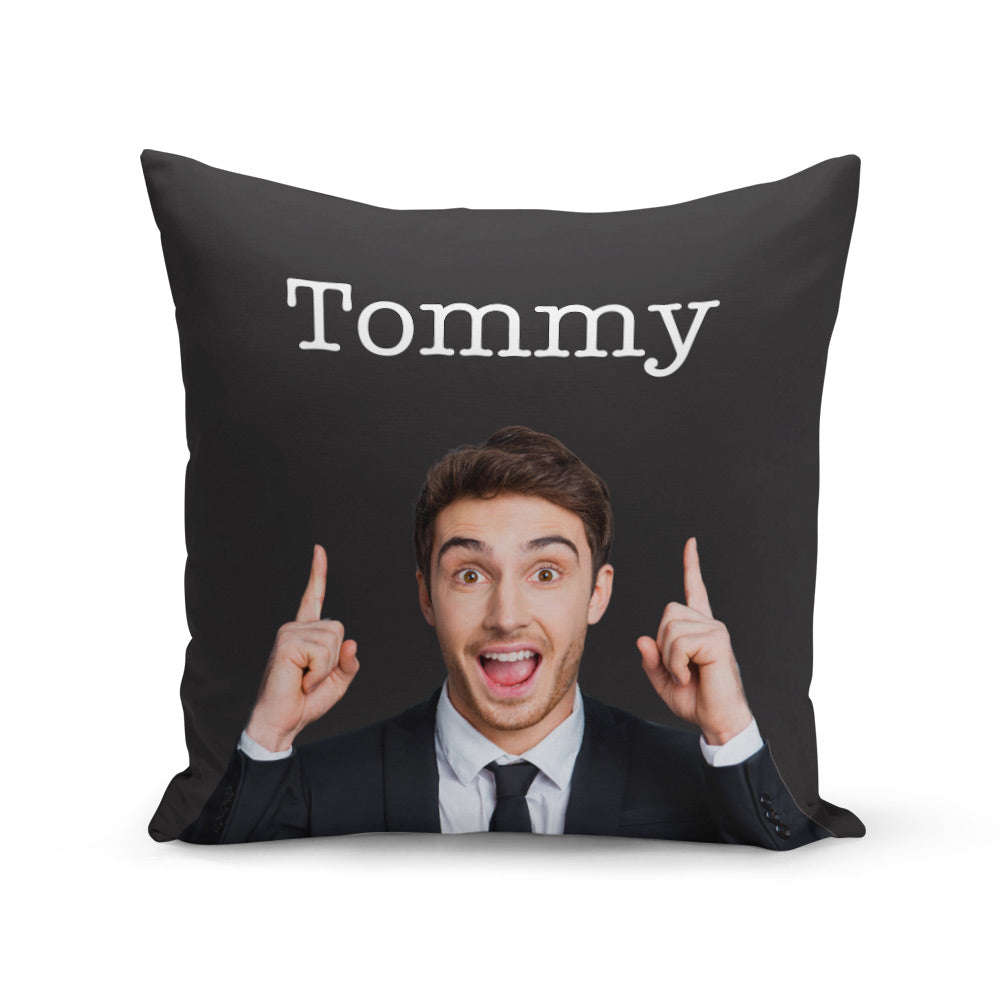 Name & Face Personalised Cushion