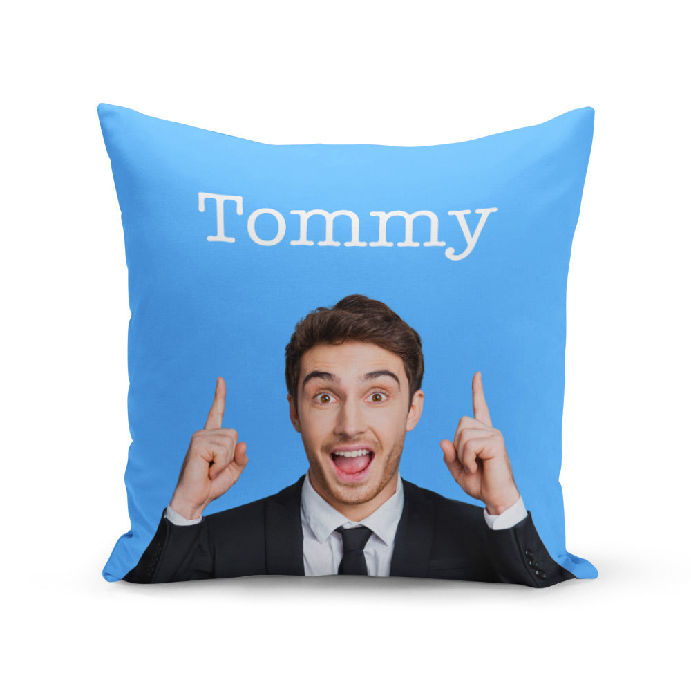 Name & Face Personalised Cushion
