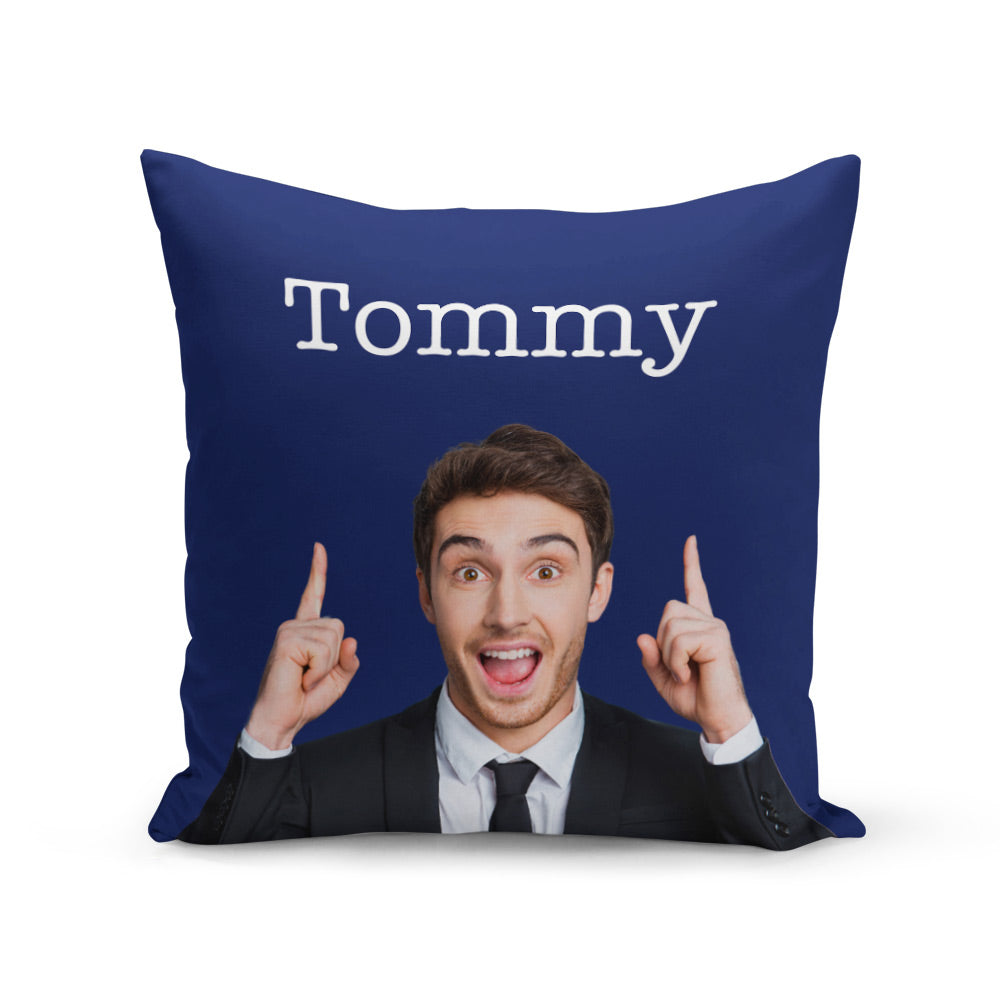 Name & Face Personalised Cushion