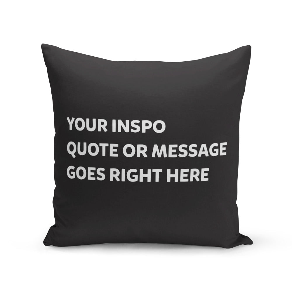 Custom Quote Cushion