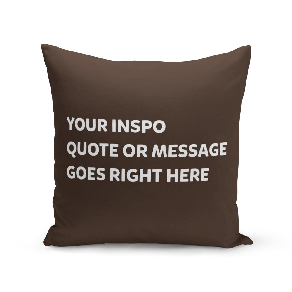Custom Quote Cushion