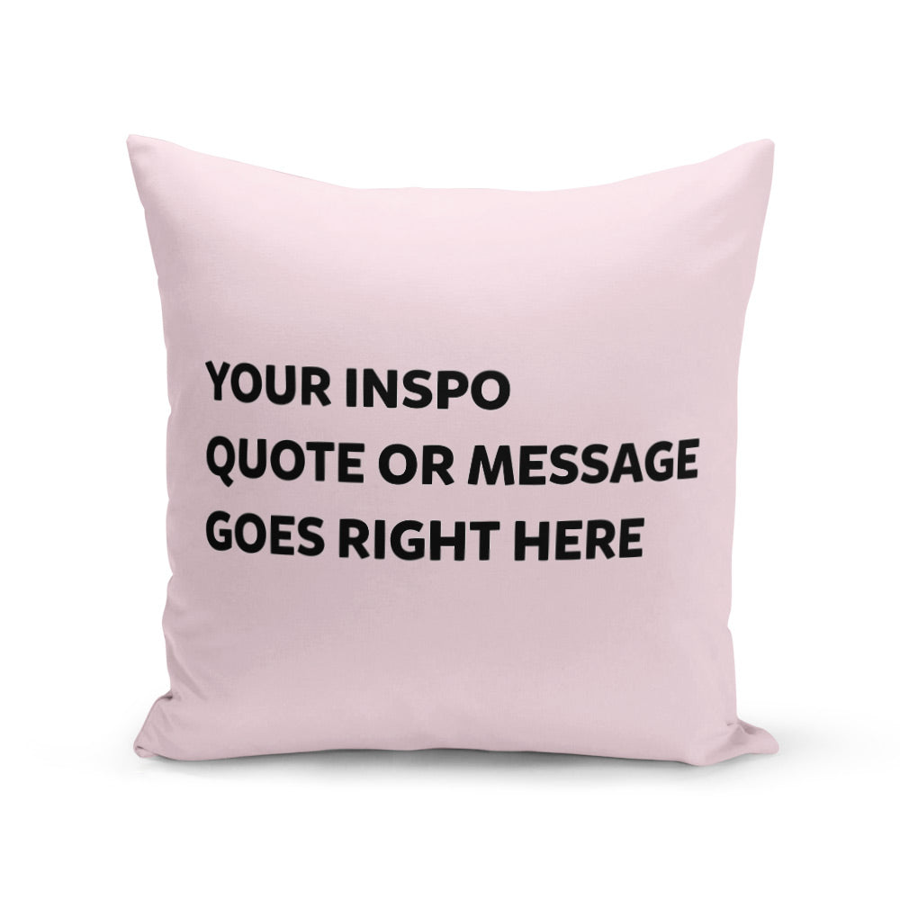 Custom Quote Cushion