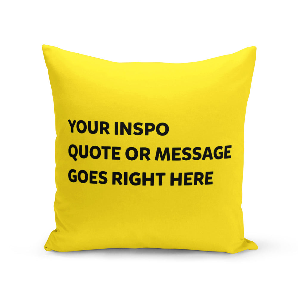 Custom Quote Cushion