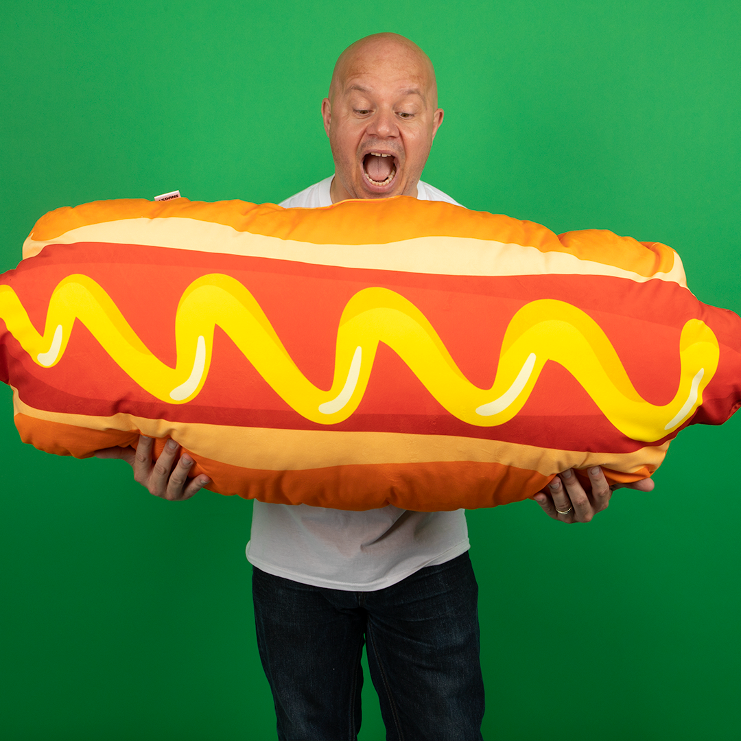 Giant Hotdog Cushion