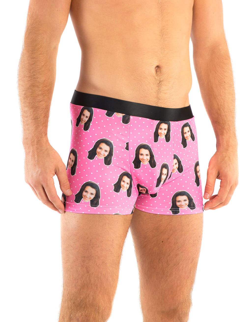 Personalised Face Polka Boxers