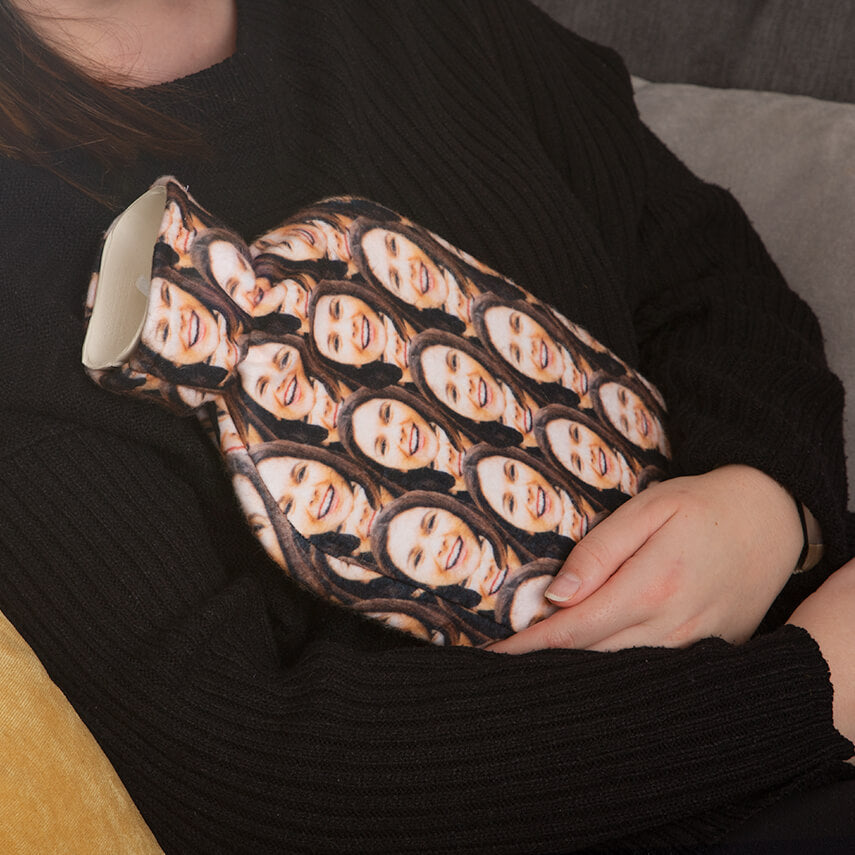 Face Personalised Hot Water Bottle