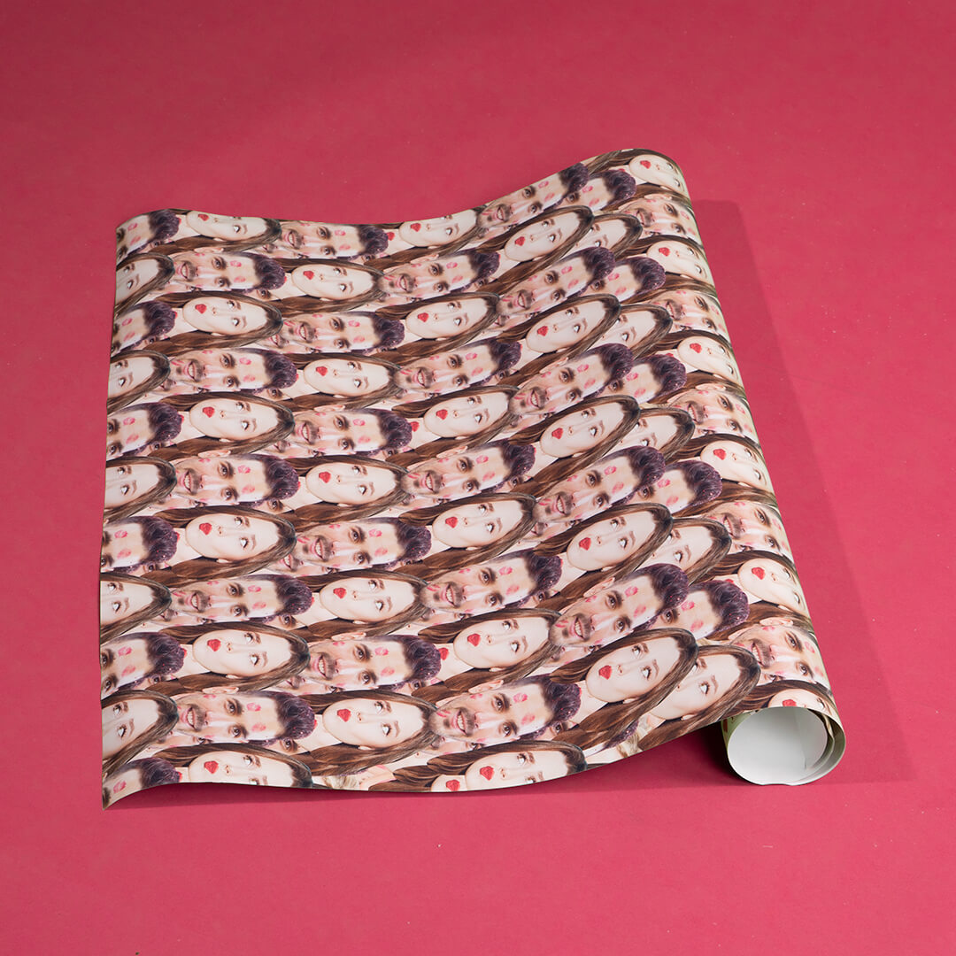 Face Mash Personalised Wrapping Paper