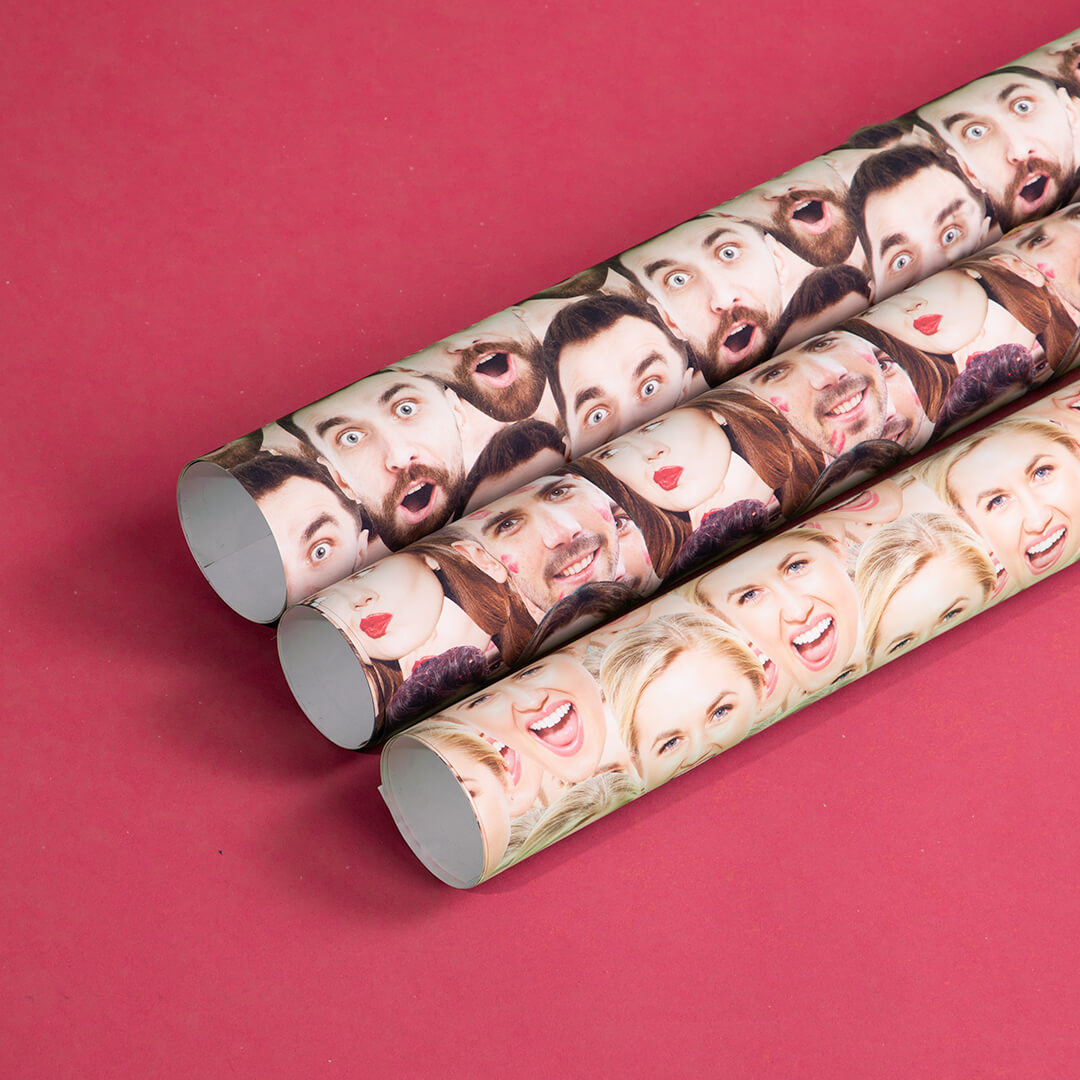 Face Mash Wrapping Paper