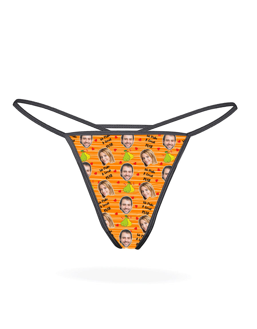 Orange Great Pear Thong