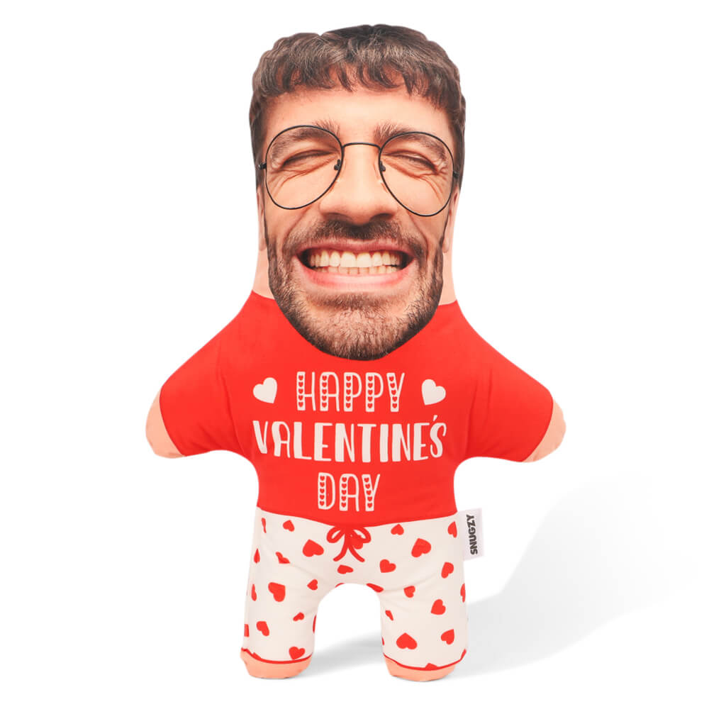 Happy Valentine's Day Face Pillow Doll